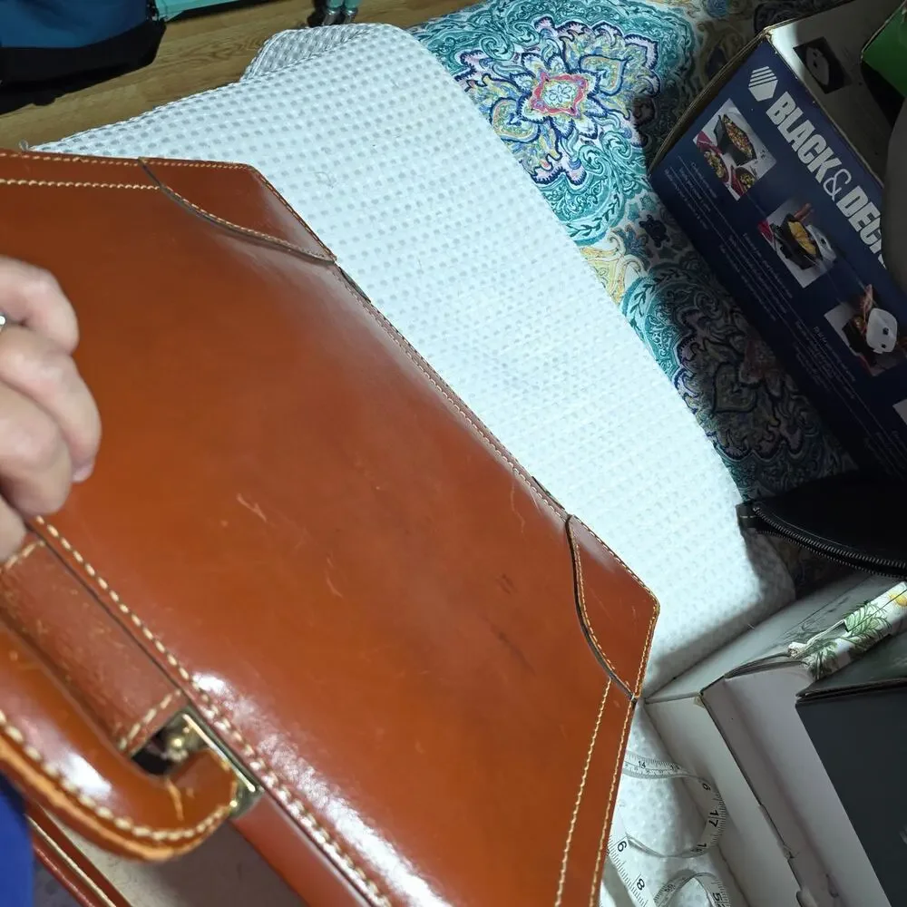 VINTAGE LEATHER DR BAG BRIEFCASE BAG